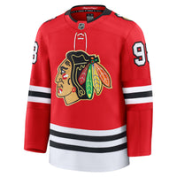 Connor Bedard Chicago Blackhawks Hockey Jersey, Red Premium Sportswear Jersey Shirt, Long Sleeve Hockey Sweater Jersey, Casual Gift for Men