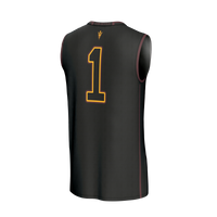 Arizona State Sun Devils Basketball Jersey, Black Fashion Sportswear Jersey Shirt, Sleeveless Athletic Tank Jersey, Casual Gift for Men