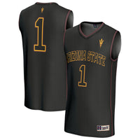 Arizona State Sun Devils Basketball Jersey, Black Fashion Sportswear Jersey Shirt, Sleeveless Athletic Tank Jersey, Casual Gift for Men