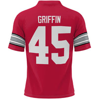 Ohio State Buckeyes Football Jersey, Sportswear Jersey Shirt, Lightweight Breathable Athletic Jersey, Casual Gift for Men, Style 201084334
