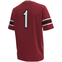 Garnet South Carolina Gamecocks Football Jersey, Football Sportswear Jersey Shirt, Lightweight Breathable Athletic Jersey, Casual Gift for Men