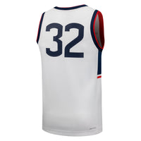 UConn Huskies Basketball Jersey, White Replica Sportswear Jersey Shirt, Sleeveless Athletic Tank Jersey, Casual Gift for Men, Style 203374423