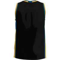 Kennebec Valley Community College Basketball Jersey, Black Sportswear Jersey Shirt, Sleeveless Athletic Tank Jersey, Casual Gift for Men