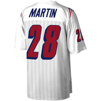 Curtis Martin New England Patriots Football Jersey, White Sportswear Jersey Shirt, Lightweight Breathable Athletic Jersey, Casual Gift for Men