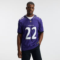 Derrick Henry Baltimore Ravens Football Jersey, Purple Sportswear Jersey Shirt, Lightweight Breathable Athletic Jersey, Casual Gift for Men