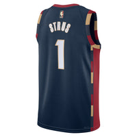 Max Strus Cleveland Cavaliers Basketball Jersey, Navy Classic Sportswear Jersey Shirt, Sleeveless Athletic Tank Jersey, Casual Gift for Men