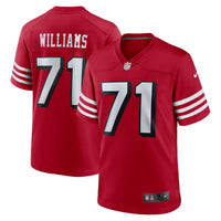 Trent Williams San Francisco 49ers Football Jersey, Scarlet Sportswear Jersey Shirt, Lightweight Breathable Athletic Jersey, Casual Gift for Men