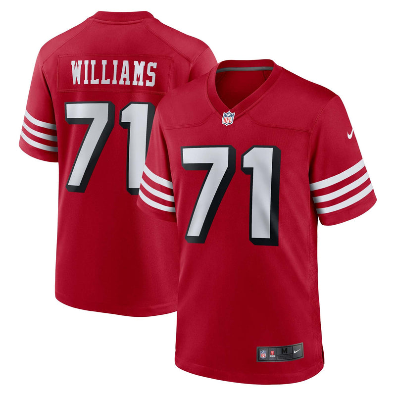 Trent Williams San Francisco 49ers Football Jersey, Scarlet Sportswear Jersey Shirt, Lightweight Breathable Athletic Jersey, Casual Gift for Men