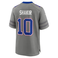 Khalil Shakir Buffalo Bills Football Jersey, Gray Game Sportswear Jersey Shirt, Lightweight Breathable Athletic Jersey, Casual Gift for Men