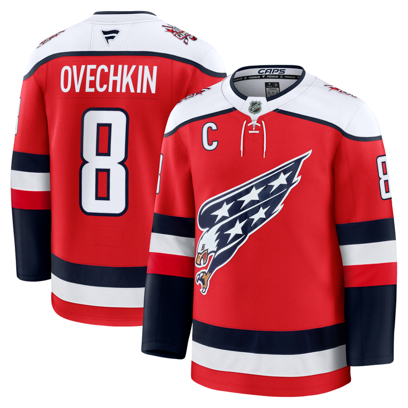 Alexander Ovechkin Washington Capitals Hockey Jersey, Sportswear Jersey Shirt, Long Sleeve Hockey Jersey, Casual Gift for Men, Style 202458107