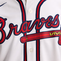 Atlanta Braves Baseball Jersey, White Sportswear Jersey Shirt, Lightweight Breathable Athletic Jersey, Casual Gift for Men, Style 201865809