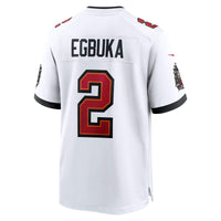 Emeka Egbuka Tampa Bay Buccaneers Football Jersey, White Sportswear Jersey Shirt, Lightweight Breathable Athletic Jersey, Casual Gift for Men