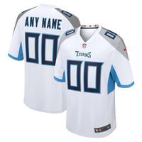 Tennessee Titans Football Jersey, White Game Sportswear Jersey Shirt, Lightweight Breathable Athletic Jersey, Casual Gift for Men, Style 3889183