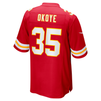 Christian Okoye Kansas City Chiefs Football Jersey, Red Sportswear Jersey Shirt, Lightweight Breathable Athletic Jersey, Casual Gift for Men