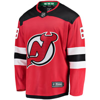Jesper Bratt New Jersey Devils Hockey Jersey, Red Breakaway Home Sportswear Jersey Shirt, Long Sleeve Hockey Sweater Jersey, Casual Gift for Men