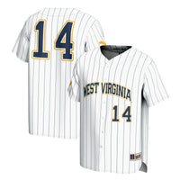 West Virginia Mountaineers Baseball Jersey, Sportswear Jersey Shirt, Lightweight Athletic Jersey, Casual Gift for Men, Style 201683113