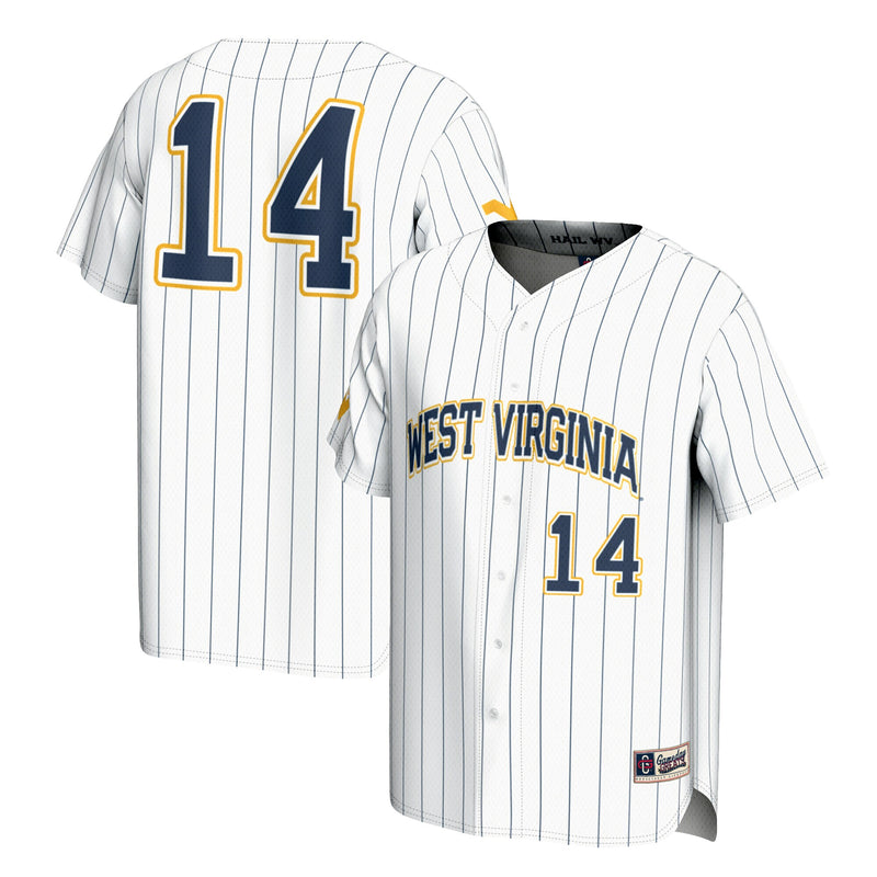 West Virginia Mountaineers Baseball Jersey, Sportswear Jersey Shirt, Lightweight Athletic Jersey, Casual Gift for Men, Style 201683113