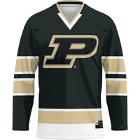 Purdue Boilermakers Hockey Jersey, Gold Sportswear Jersey Shirt, Long Sleeve Hockey Sweater Jersey, Casual Gift for Men