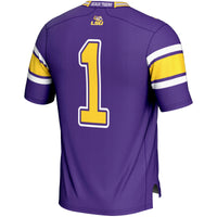 LSU Tigers Football Jersey, Purple Sportswear Jersey Shirt, Lightweight Breathable Athletic Jersey, Casual Gift for Men, Style 5182334
