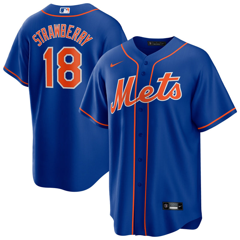 Darryl Strawberry New York Mets Baseball Jersey, Royal Sportswear Jersey Shirt, Lightweight Breathable Athletic Jersey, Casual Gift for Men
