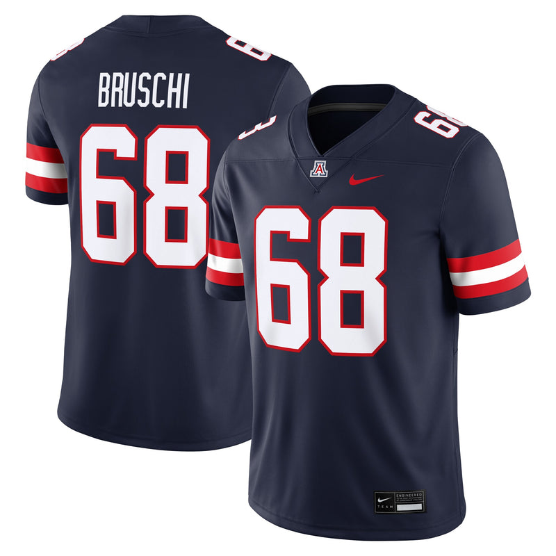 Arizona Wildcats Football Jersey, Navy Sportswear Jersey Shirt, Lightweight Breathable Athletic Jersey, Casual Gift for Men, Style 202715832