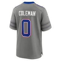 Keon Coleman Buffalo Bills Football Jersey, Gray Game Sportswear Jersey Shirt, Lightweight Breathable Athletic Jersey, Casual Gift for Men