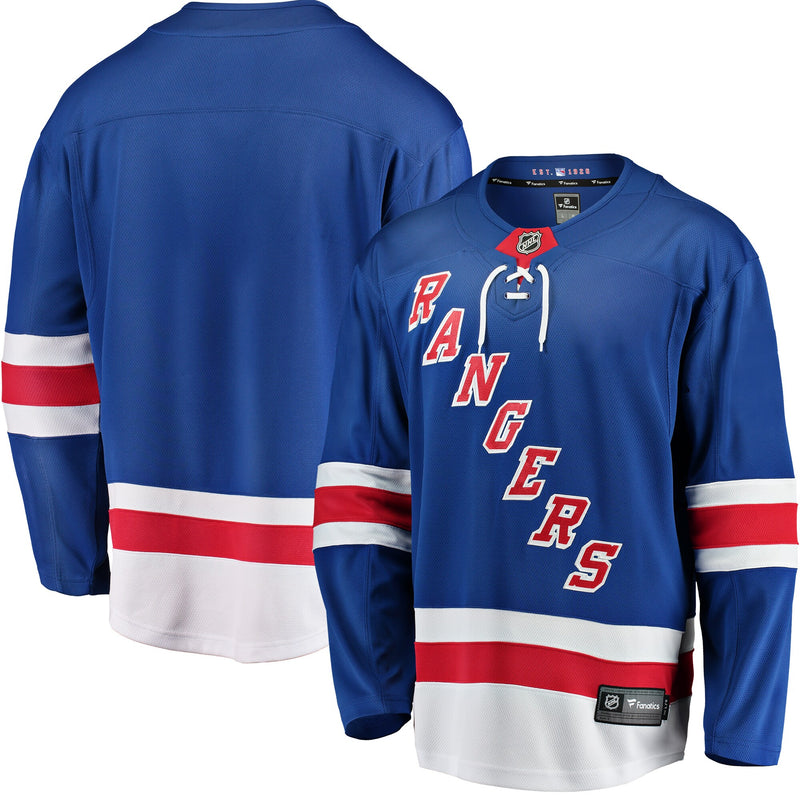 New York Rangers Hockey Jersey, Blue Breakaway Sportswear Jersey Shirt, Long Sleeve Hockey Sweater Jersey, Casual Gift for Men, Style 2793240