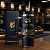 ND Heritage - Gold Monogram, Stadium Relief and Twilight Navy