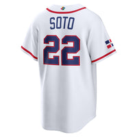 Dominican Republic Juan Soto White 2026 World Classic Baseball Jersey, Sportswear Jersey Shirt, Lightweight Athletic Jersey, Casual Gift for Men
