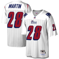 Curtis Martin New England Patriots Football Jersey, White Sportswear Jersey Shirt, Lightweight Breathable Athletic Jersey, Casual Gift for Men