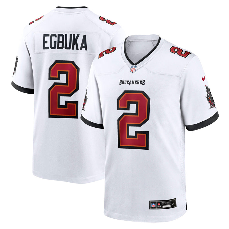 Emeka Egbuka Tampa Bay Buccaneers Football Jersey, White Sportswear Jersey Shirt, Lightweight Breathable Athletic Jersey, Casual Gift for Men