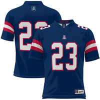 Arizona Wildcats Football Jersey, Navy Sportswear Jersey Shirt, Lightweight Breathable Athletic Jersey, Casual Gift for Men, Style 200425129