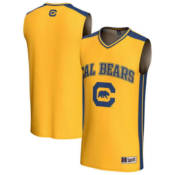 Cal Bears Lightweight Collegiate Basketball Fashion Jersey - Gold