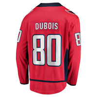 Pierre-Luc Dubois Washington Capitals Hockey Jersey, Red Sportswear Jersey Shirt, Long Sleeve Hockey Sweater Jersey, Casual Gift for Men