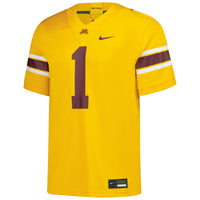 Minnesota Golden Gophers Football Jersey, Gold Game Sportswear Jersey Shirt, Lightweight Breathable Athletic Jersey, Casual Gift for Men