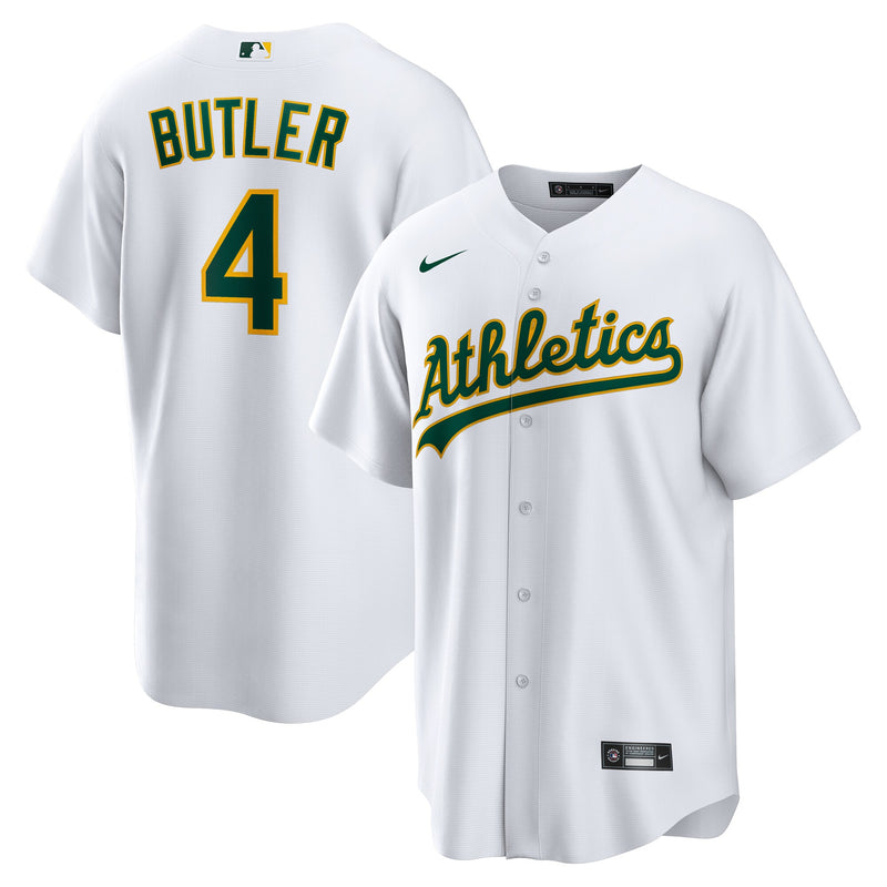 Lawrence Butler Athletics Baseball Jersey, White Replica Sportswear Jersey Shirt, Lightweight Breathable Athletic Jersey, Casual Gift for Men