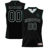 Michigan State Spartans Basketball Jersey, Black Sportswear Jersey Shirt, Sleeveless Athletic Tank Jersey, Casual Gift for Men