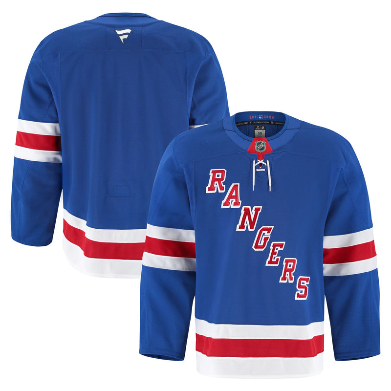 New York Rangers Hockey Jersey, Royal Authentic Sportswear Jersey Shirt, Long Sleeve Hockey Sweater Jersey, Casual Gift for Men, Style 201897978