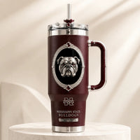 MSST Heritage - Bulldog Medallion Tumbler in Deep Maroon