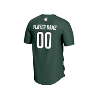 Michigan State Spartans Soccer Jersey, Green/Black Fashion Sportswear Jersey Shirt, Lightweight Breathable Athletic Jersey, Casual Gift for Men