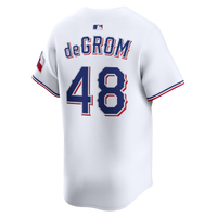 Jacob deGrom Texas Rangers Baseball Jersey, White Limited Sportswear Jersey Shirt, Lightweight Breathable Athletic Jersey, Casual Gift for Men