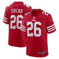 Chase Lucas San Francisco 49ers Football Jersey, Scarlet Sportswear Jersey Shirt, Lightweight Breathable Athletic Jersey, Casual Gift for Men