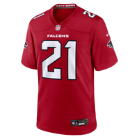 Deion Sanders Atlanta Falcons Football Jersey, Red Game Sportswear Jersey Shirt, Lightweight Breathable Athletic Jersey, Casual Gift for Men