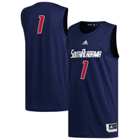 South Alabama Jaguars Basketball Jersey, Navy Replica Sportswear Jersey Shirt, Sleeveless Athletic Tank Jersey, Casual Gift for Men