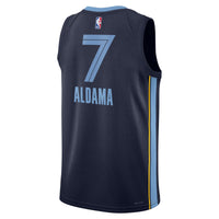 Santi Aldama Memphis Grizzlies Basketball Jersey, Navy Swingman Sportswear Jersey Shirt, Sleeveless Athletic Tank Jersey, Casual Gift for Men