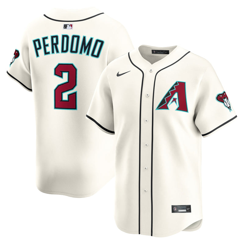 Geraldo Perdomo Arizona Diamondbacks Baseball Jersey, Cream Sportswear Jersey Shirt, Lightweight Breathable Athletic Jersey, Casual Gift for Men
