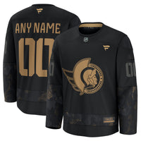 Ottawa Senators Hockey Jersey, Black Sportswear Jersey Shirt, Long Sleeve Hockey Sweater Jersey, Casual Gift for Men, Style 202533028