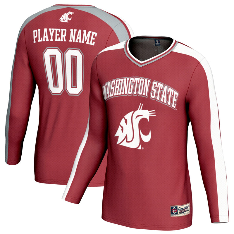Washington State Cougars Volleyball Jersey, Sportswear Jersey Shirt, Lightweight Athletic Jersey, Casual Gift for Men, Style 203494832