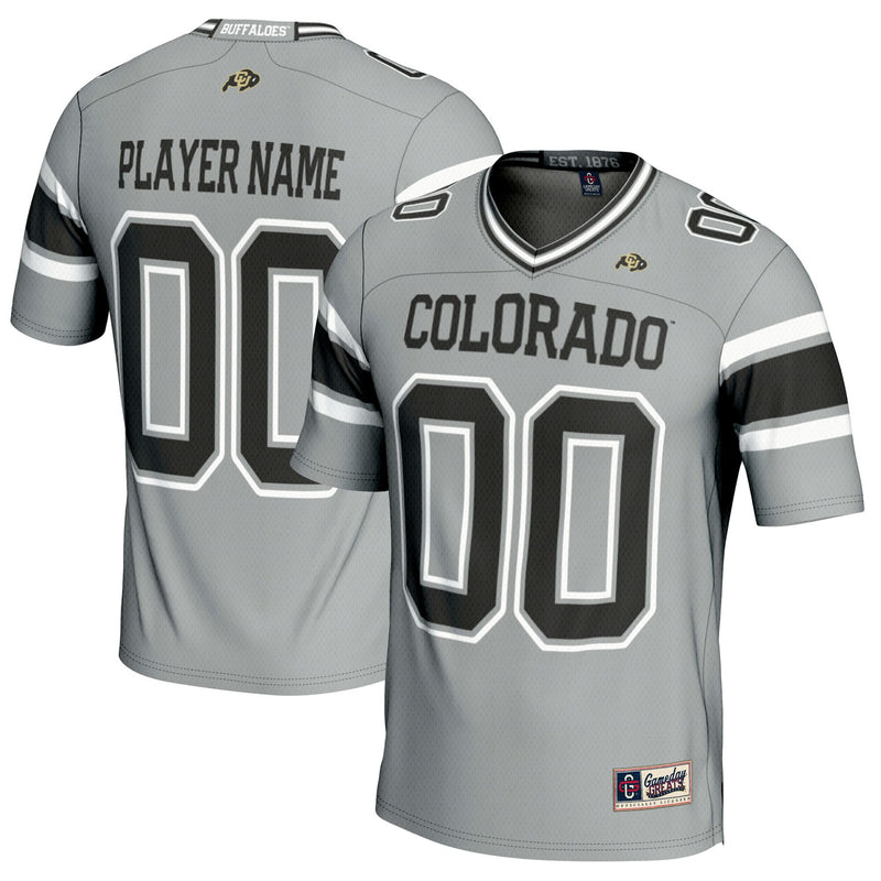 Colorado Buffaloes Football Jersey, Gray Sportswear Jersey Shirt, Lightweight Breathable Athletic Jersey, Casual Gift for Men, Style 200447661