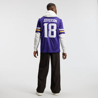 Justin Jefferson Minnesota Vikings Football Jersey, Sportswear Jersey Shirt, Lightweight Athletic Jersey, Casual Gift for Men, Style 2001803893